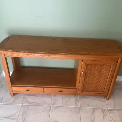 Media/Display Stand and Two End Tables, View more