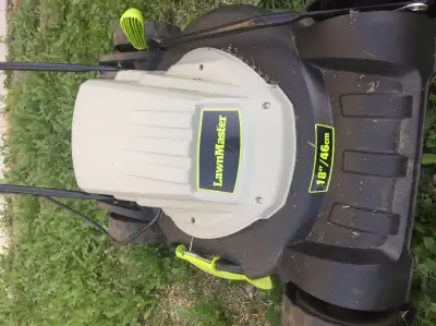 FS:Electric powerful lawnmower 18in cut, View more