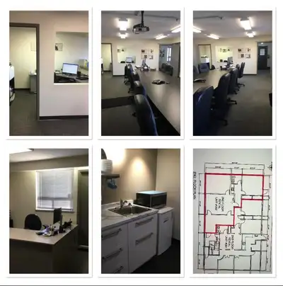Looking for a professional office for your growing business? This 1045 sq. ft. office suite offers a...