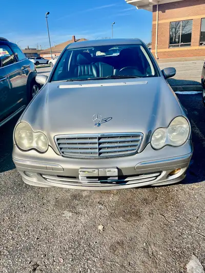 2007 MERCEDES-BENZ C230 Mileage: 343,000km on replaced engine. Engine needs 2 cylinders reconditione...