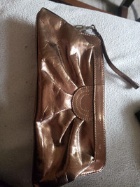 gold aldo clutch. Used once