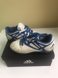 Adidas boys indoor soccer shoes are 