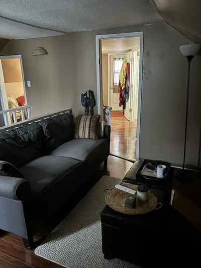 Room for rent. Upper floor of a single family home. Separate living and bedroom area with ensuite ba...