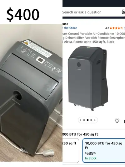 Hisense Portable Air Conditioner, View more