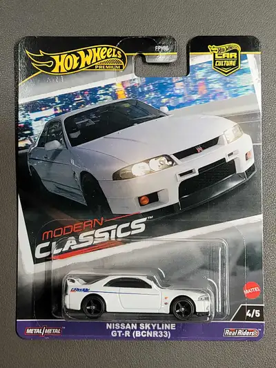 Hot Wheels Premium Nissan Skyline GT-R BCNR33 , View more
