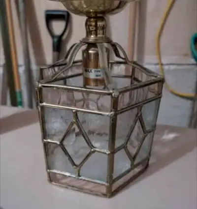 Vintage Frosted Glass Ceiling Light – Semi Flush Mount, View more