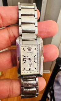 Versace Medusa Silver Watch!