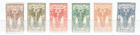 CIRENAICA (LYBIA). Set de 6 timbres non-utilisés avant 1940.