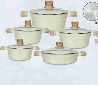 Premium 10-Piece Granite Non-Stick Cookware Set, View more