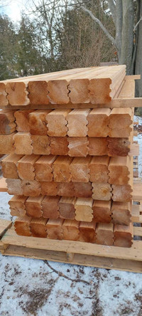 Cedar 6x6x8' tongue and groove posts