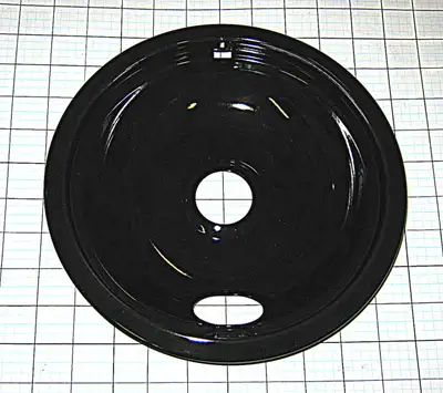 1 CUVETTE & ANNEAU 8" NOIR, BOWL-DRIP NEUF NEW WPW10290350, View more