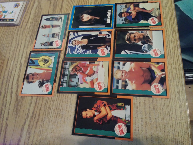 x9 Cartes 1991 Topps Beverly Hills 90210 Trading Cards dans Art et objets de collection  à Ville de Montréal