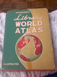 Hammond's Illustrated World Atlas - 1950's