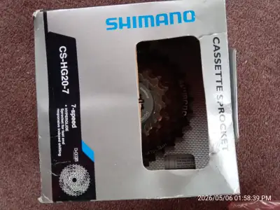 Brand new Shimano 7 speed cassette, View more