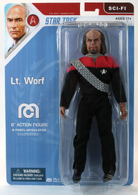 IN STORE! Mego Star Trek DS9 Lt. Worf 8" Action Figure
