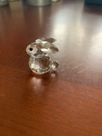 Swarovski crystal mini rabbit