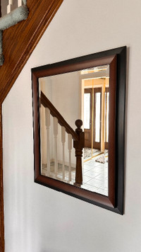 Small framed mirror