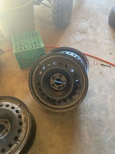 Four steel rims for sale size 18. Perfect for snow tires. Asking $180 or best offer call 613-831-153...