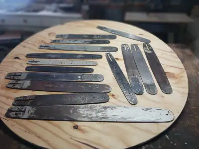 Group of 15 Assorted Chainsaw Bars, View more