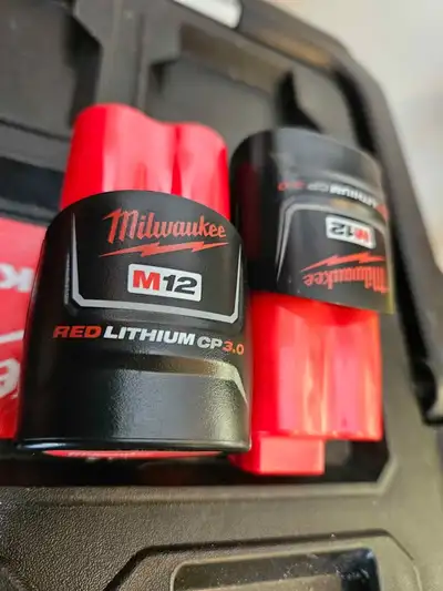Brand new Milwaukee M12 3.0 Compact battery (2), View more