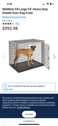 Midwest pets 54 inch heavy duty pet cage