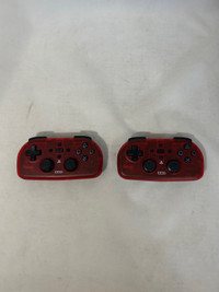 Wireless mini Hori clear red PS4 gamepad/controller 