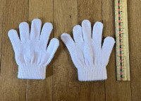 Toddler pink mini gloves