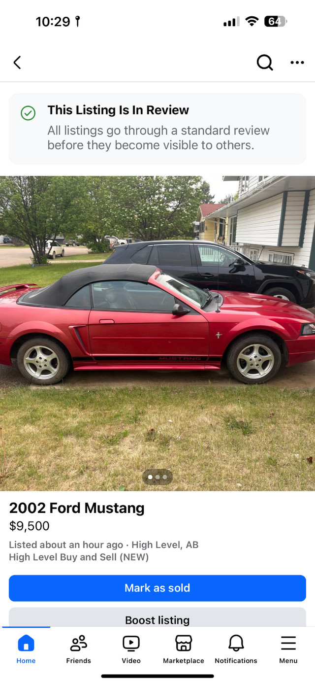 2002 Ford Mustang Convertible in Cars & Trucks in Grande Prairie