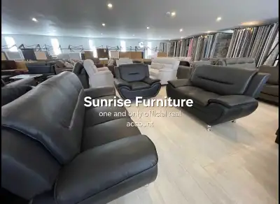 This brand new sofa set includes a sofa, loveseat, and armchair, Cash on Delivery or Store Visit Pic...