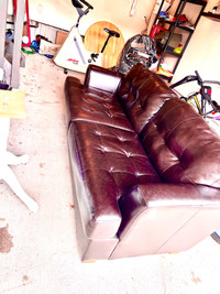 Leather Couch for sale in excellent condition 