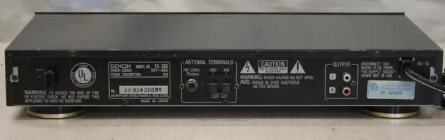 Denon TU 280 Tuner in Stereo Systems & Home Theatre in St. Catharines - Image 3