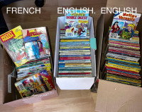 Comics - Eng - Fr- (selling in pkgs)  in Rockland