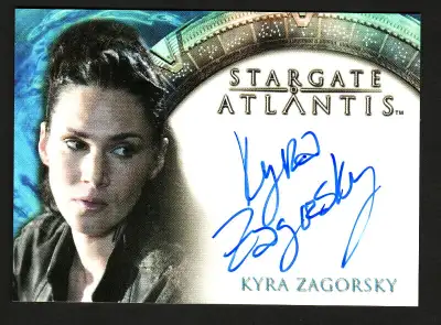 STARGATE HEROES AUTOGRAPH CARD KYRA ZAGORSKY ARA, View more