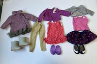 Our Generation girl 18” doll clothes lot fits American girl doll