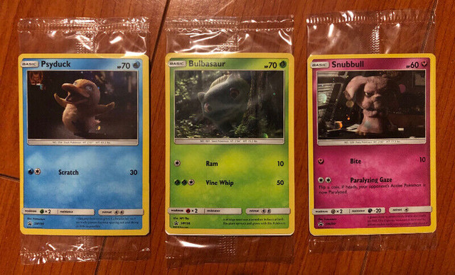 Pokémon TCG (Detective Pikachu) Store Exclusive Promo Cards in Toys & Games in City of Toronto