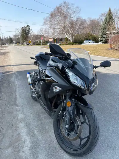 Selling my 2014 Kawasaki Ninja 300 with 20,000 km. The bike is in great condition and well maintaine...