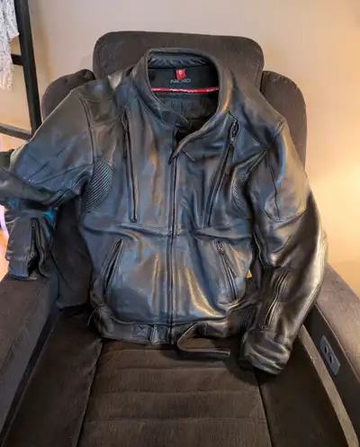Men's Nexo Leather Motorcycle Jacket, View more