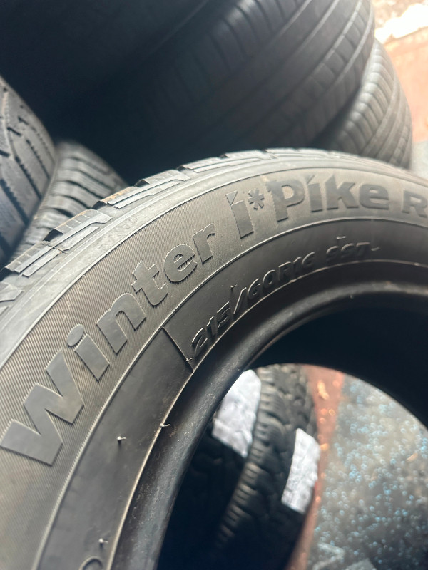 205/60R16 Hankook Winter I-Pike- SINGLE TIRE - USED in Tires & Rims in Mississauga / Peel Region - Image 3