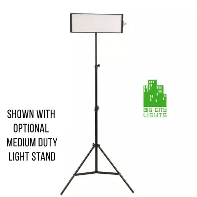 A small but powerful Bi-Colour LED light, ideal for on location or small set ups! Can be mounted eit...
