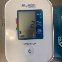 Blood pressure monitor “reduced”