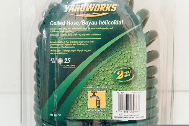 BRAND NEW - Yardworks Coiled Hose in Outdoor Tools & Storage in Markham / York Region - Image 4