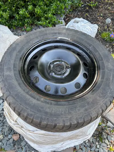 Used champiro winter tires enough tread for a season , steel winter rims 235 65 R17 off a Toyota Hig...