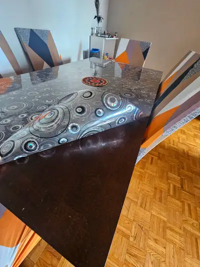 A Beautiful & Solid Wood Dining Table, View more
