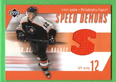 2002-03 Upper Deck Speed Demons Jerseys #SDSG Simon Gagne, View more