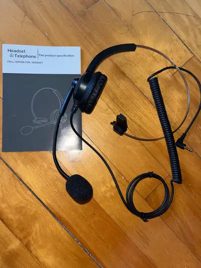 Call Center headset headphones with micro/écouteurs , View more