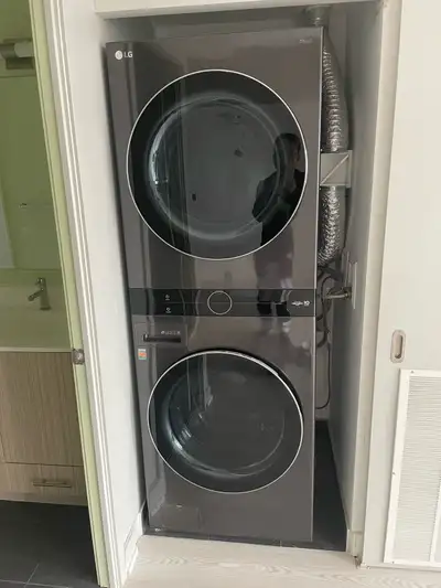 LG WashTower™ 4.5 cu. ft. Washer and 7.4 cu. ft. Electric Dryer, View more