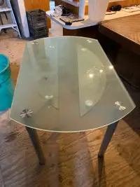 Table transparente 
