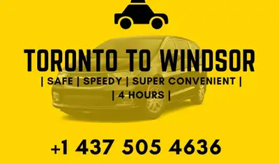 Rideshare Toronto to Windsor . London, Cambridge,leamington, View more
