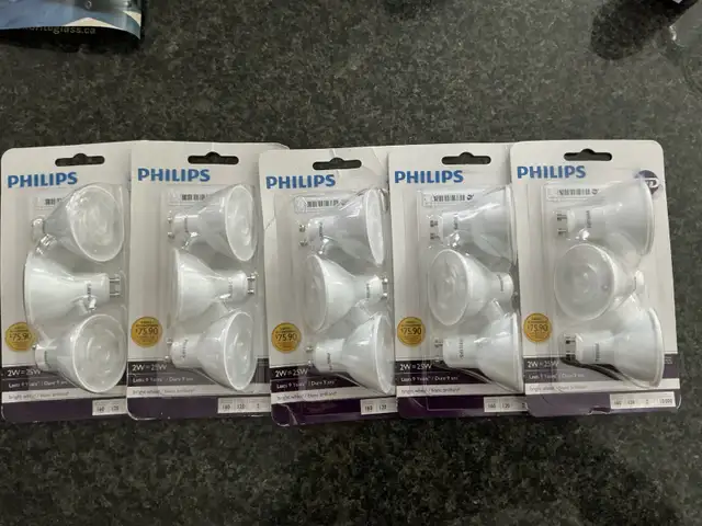LED bright white GU10 bulbs (15 bulbs) in Indoor Lighting & Fans in Kitchener / Waterloo - Image 2