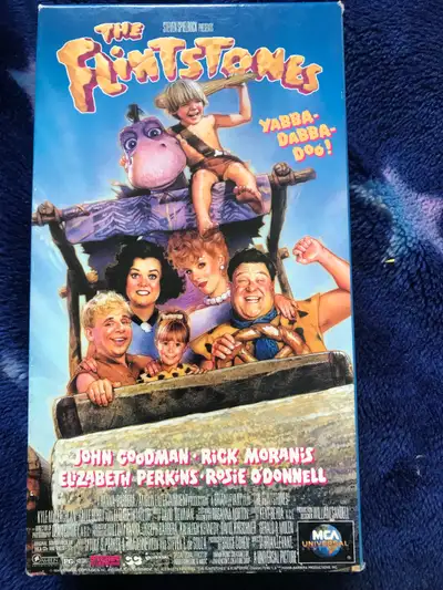 John Goodman THE FLINTSTONES Movie Vintage VHS Cassette Tape, View more